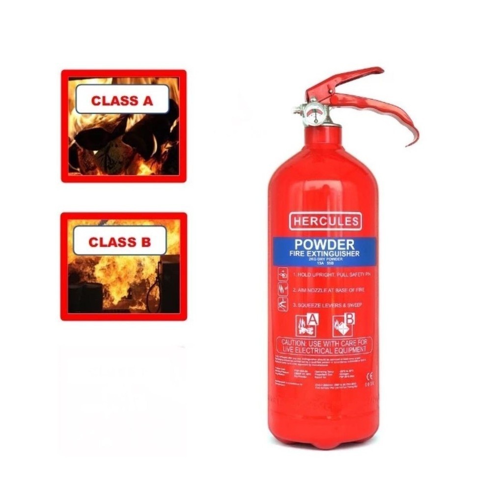 2KG / 4KG SCDF Approved Dry Powder Fire Extinguisher with 1 Year ...
