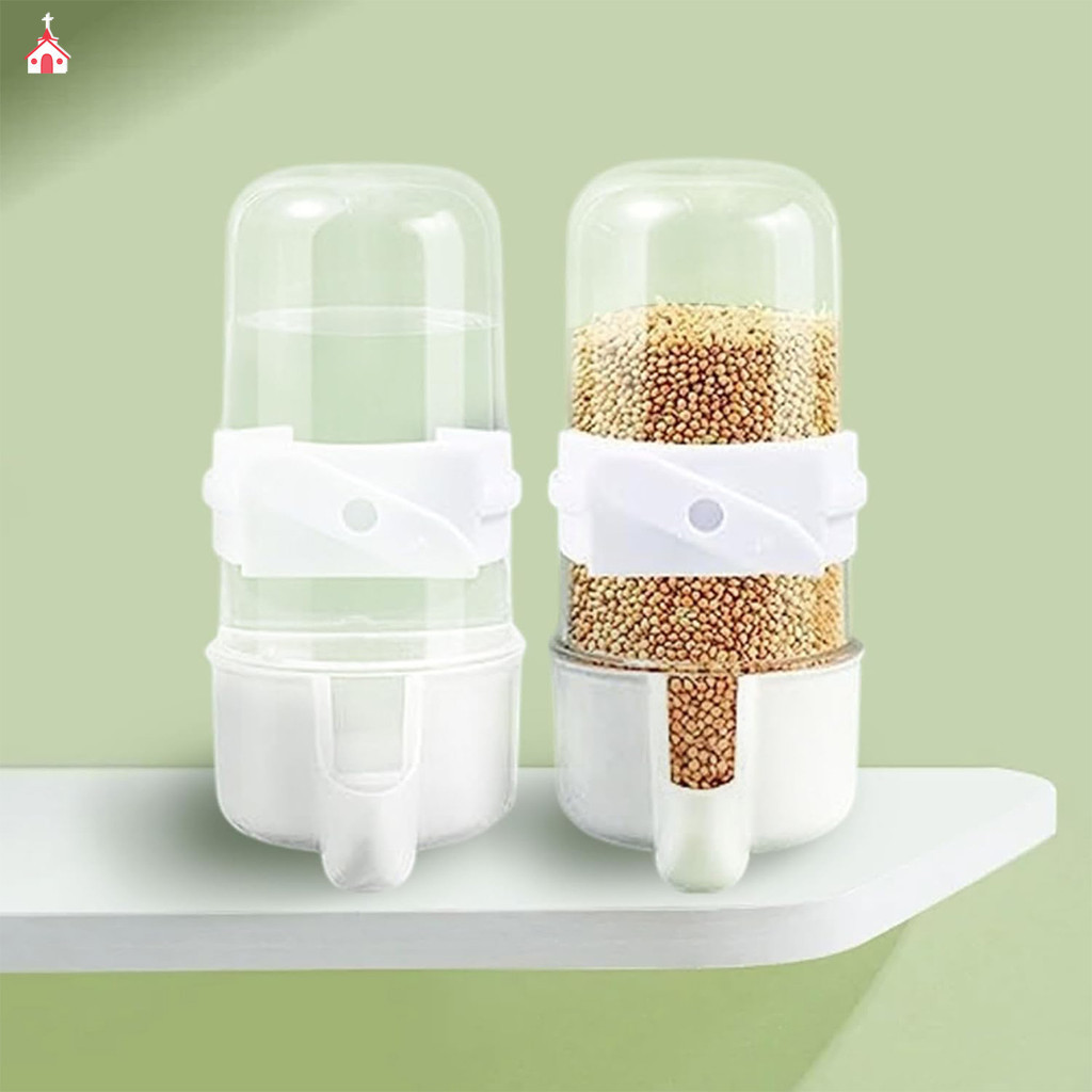 Budgie Feeders for Cages, 2 PCS Bird Water Dispenser Plastic Bird Water ...