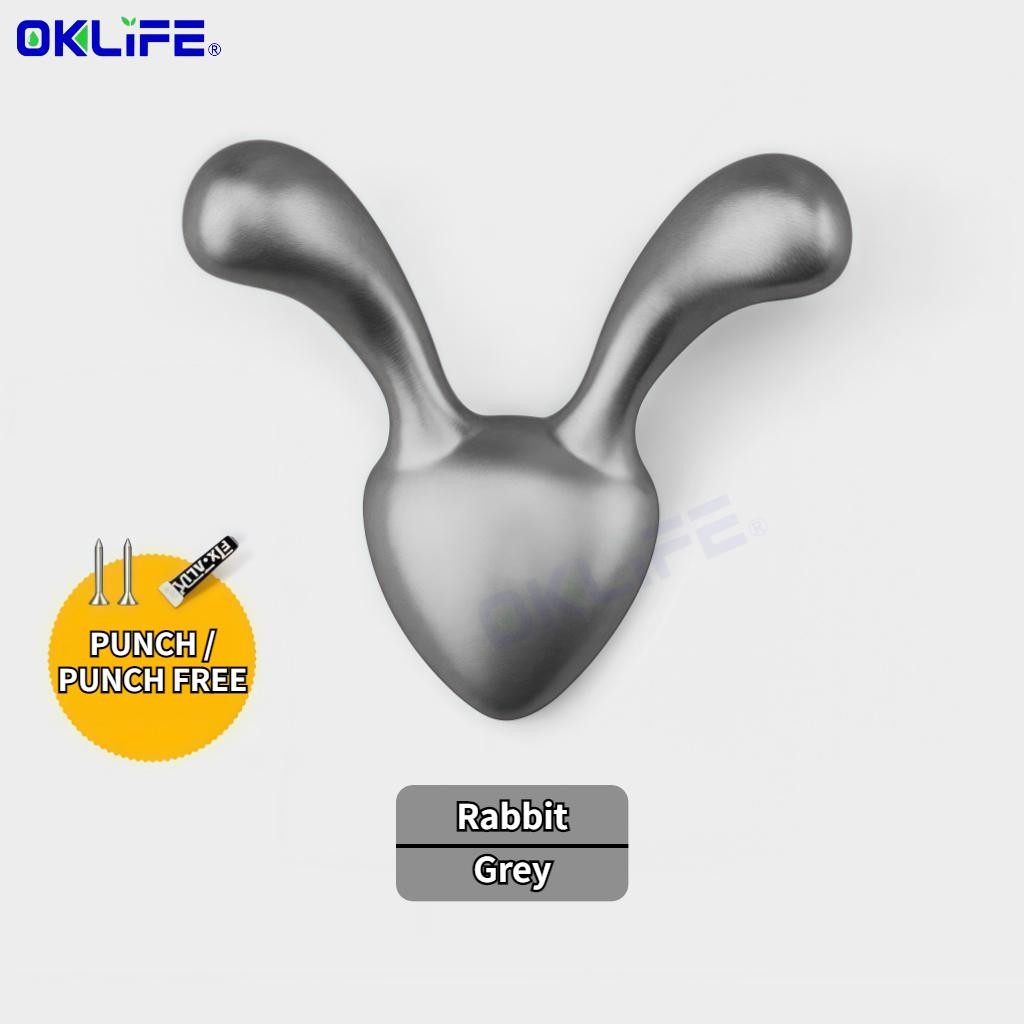 Creative hook Little Dolphin aluminum alloy adhesive hook wall bathroom door punching-free hanging hook view 11