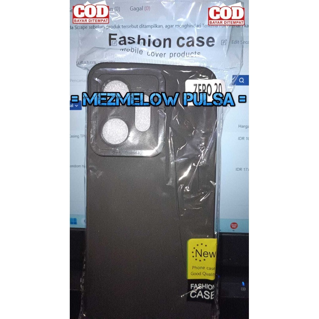 Caseng Softcase Case Silikon Pelindung Kamera Casing INFINIX ZERO 20 - Gambar 2