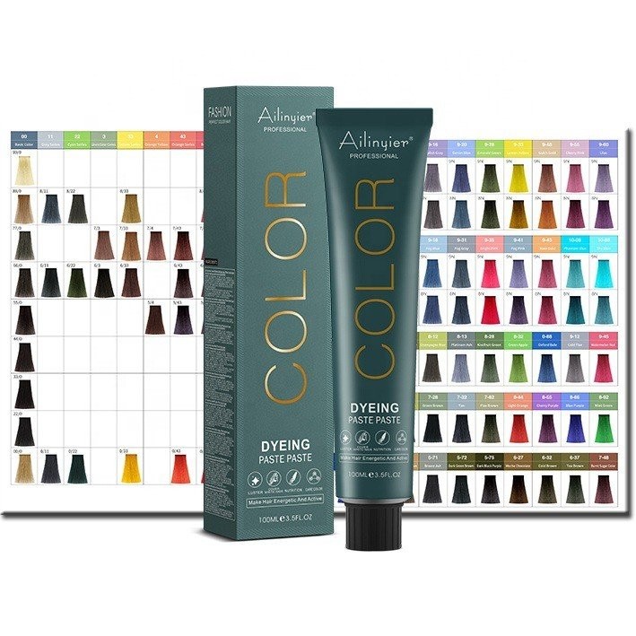 Single Color Cream Japanese Aromatic Color Cream Popular Color Hair Dye ...