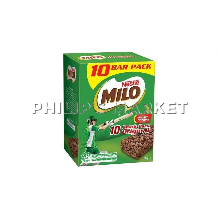 Milo Snack Original Cereal Bars 10X 21G Cereal Bars 210g | Shopee Singapore