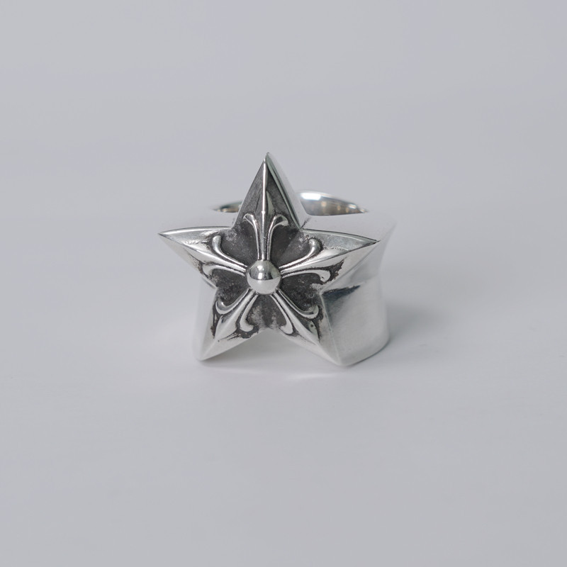 Chrome Hearts Chrome Hearts Thick Major Five pointed Star Ring Shopee Singapore