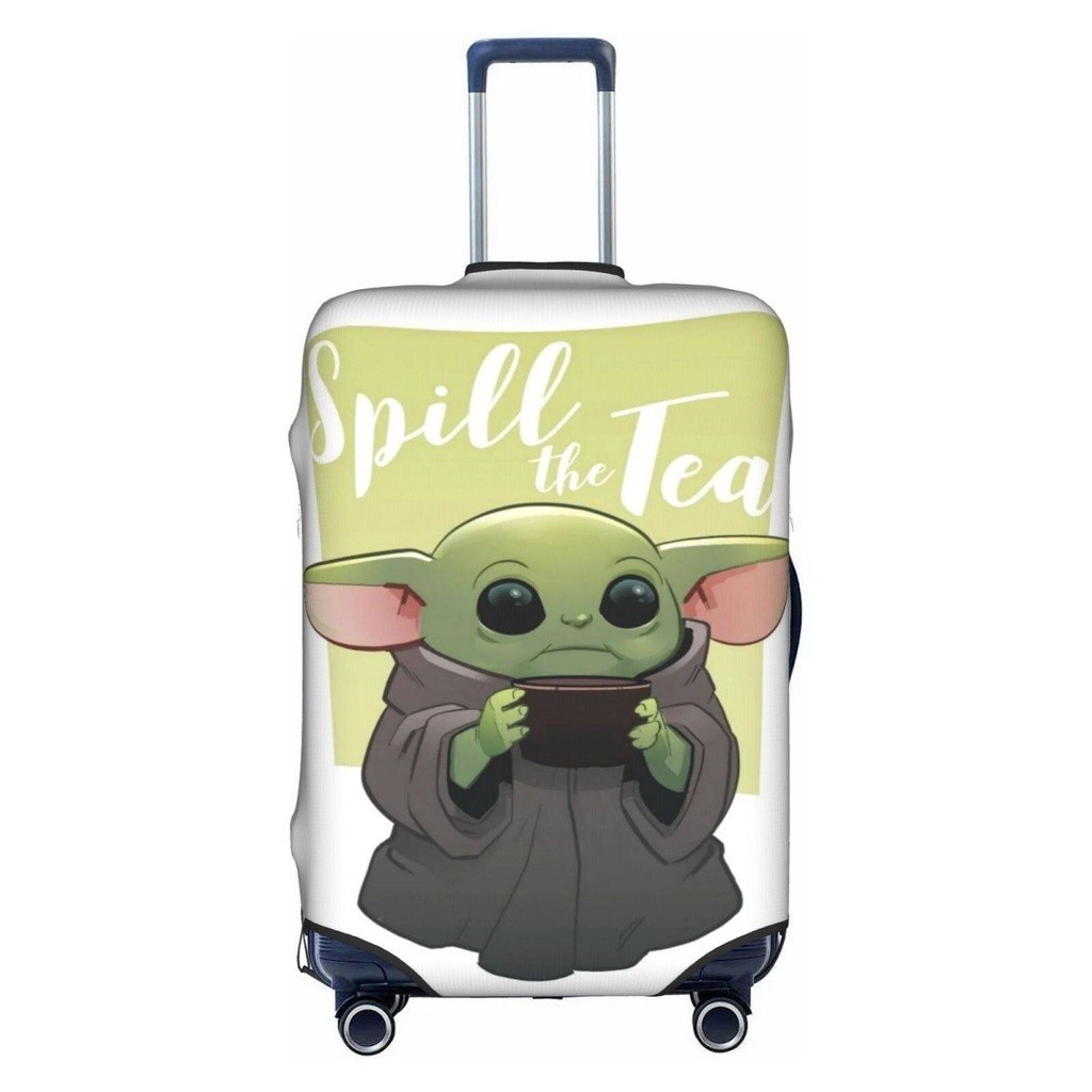 In Stock Star War Baby Yoda Washable Travel Luggage Cover Funny Cartoon Suitcase Protector Fits 18 32 Inch Luggage Shopee Singapore