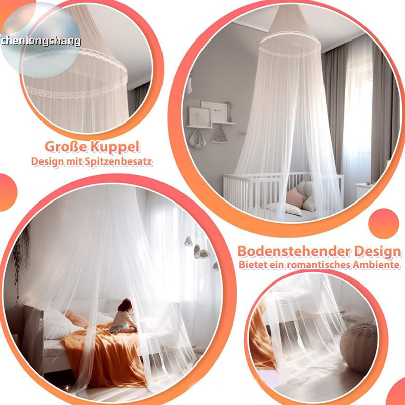 chenlongshang Mosquito Mesh Net For Bed Canopy Large Dome Mosquito Net ...