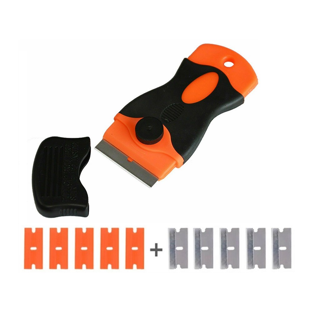 FSFO_11pcs Double Edge Scraper Blade Casement Tint Vinyl Sticker ...