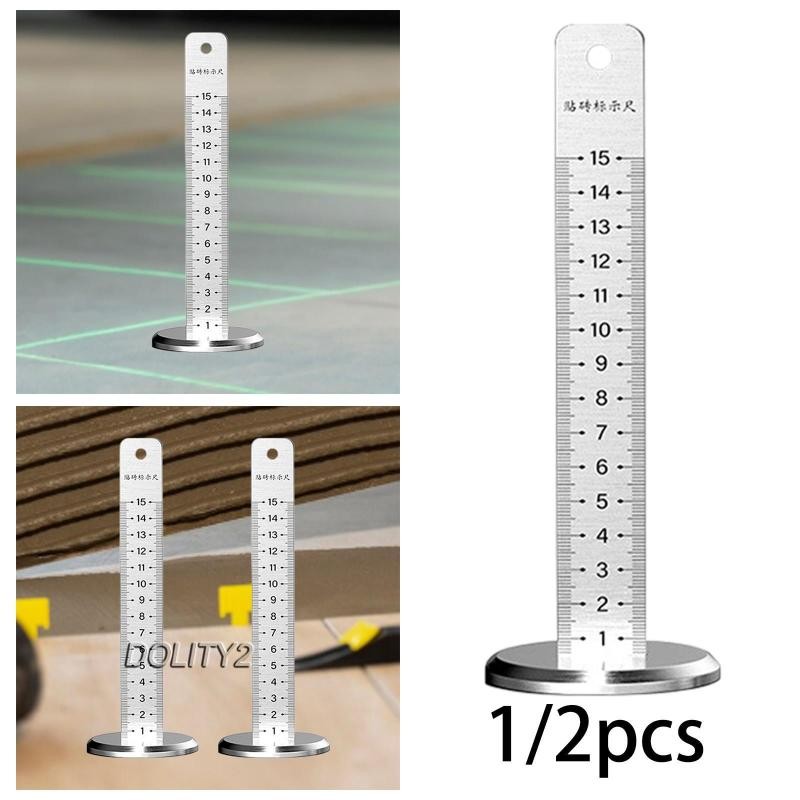 [Dolity2] Equal Height Ruler Wall Lay Floor Tiles Tool Tile Laying ...