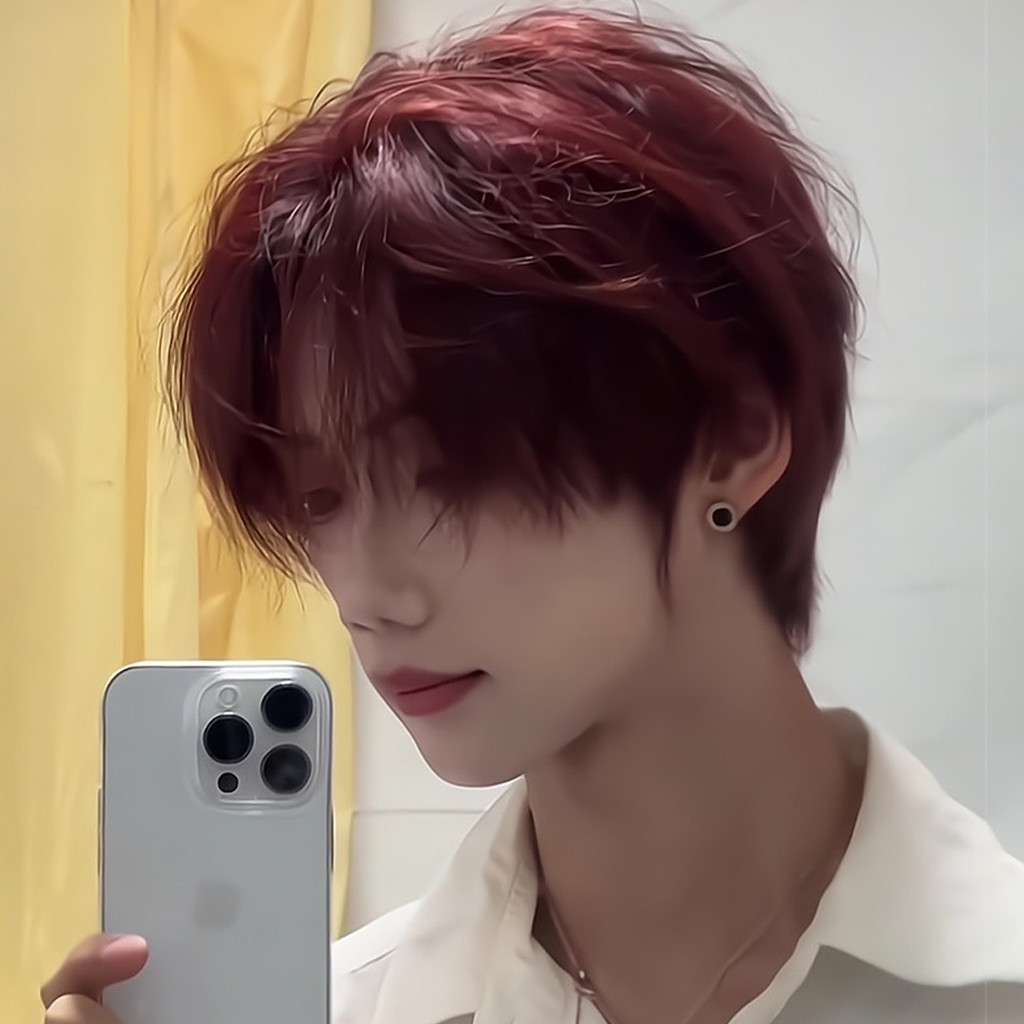 Red Hair Wig Men s Summer Red Broken Veil Age Reducing Short Straight Hair Japanese Style Puppy Short Hair Too Full Top Hair Cover Shopee Singapore