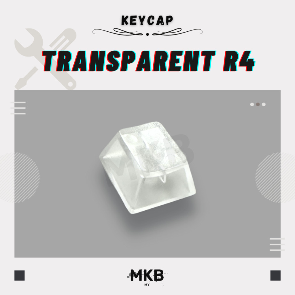 [READY STOCK] Transparent R4 Keycap for Mechanical Switches and ...