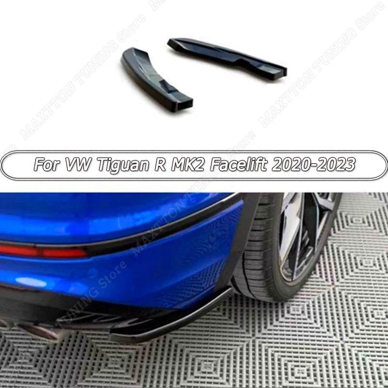 2Pcs Car Rear Bumpers Strip Lip Spoiler Diffuser Splitter Body Kits ...
