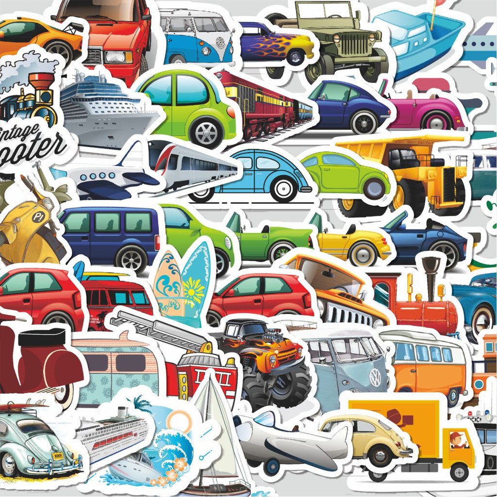Cutting Pack Stickers Vehicle Series 2 Stickers [Vehicle] Contents ...
