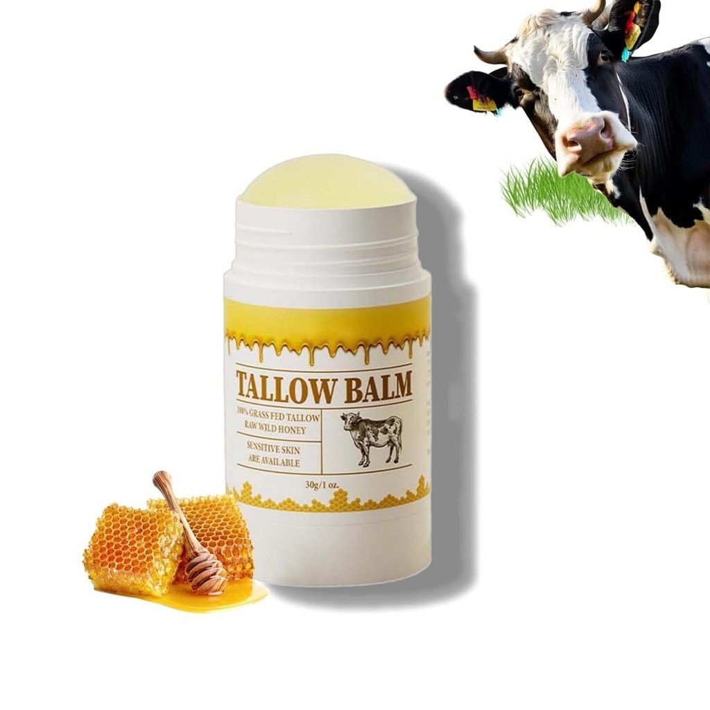 Beef Tallow Moisturizing Stick, Beef Tallow and Manuka Honey Balm ...