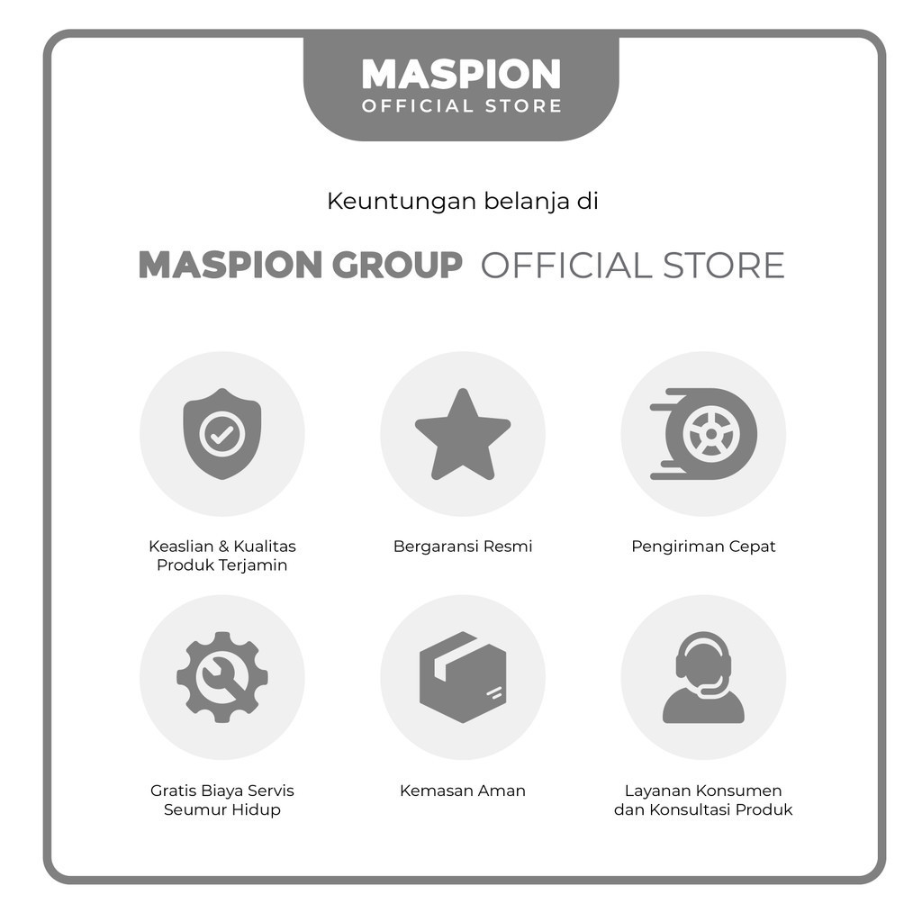 Maspion Ventilating Exhaust Fan Kipas Ventilasi 10 Inch MV-252 NEX - Gambar 3