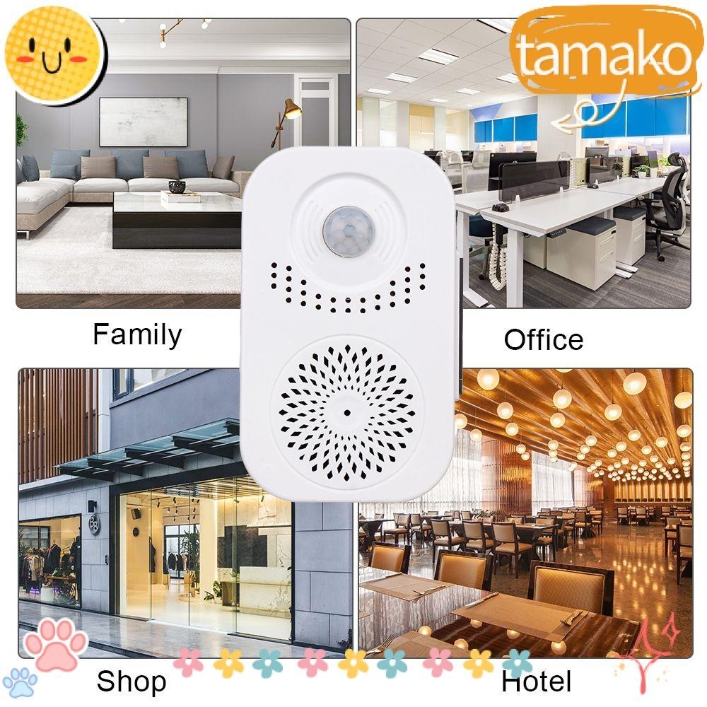 TAMAKO Smart Doorbell Free Installation Voice Prompter Human Body ...