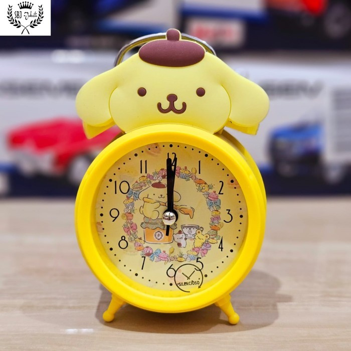 Kuromi My Melody Cinnamoroll Hello Kitty Character Table Clock Alarm 