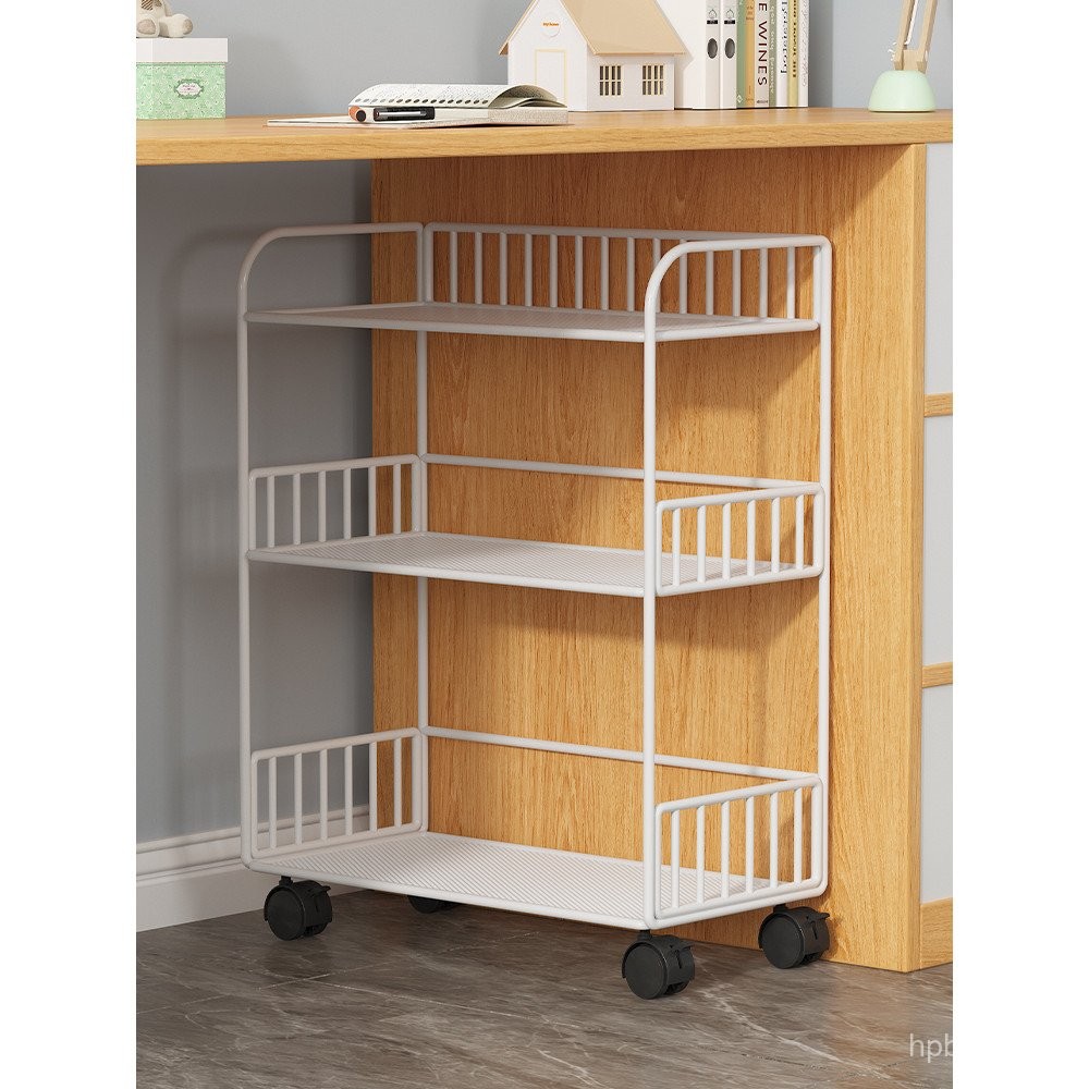 Movable Deskside Storage Rack Small Bookshelf Classroom Next Student ...