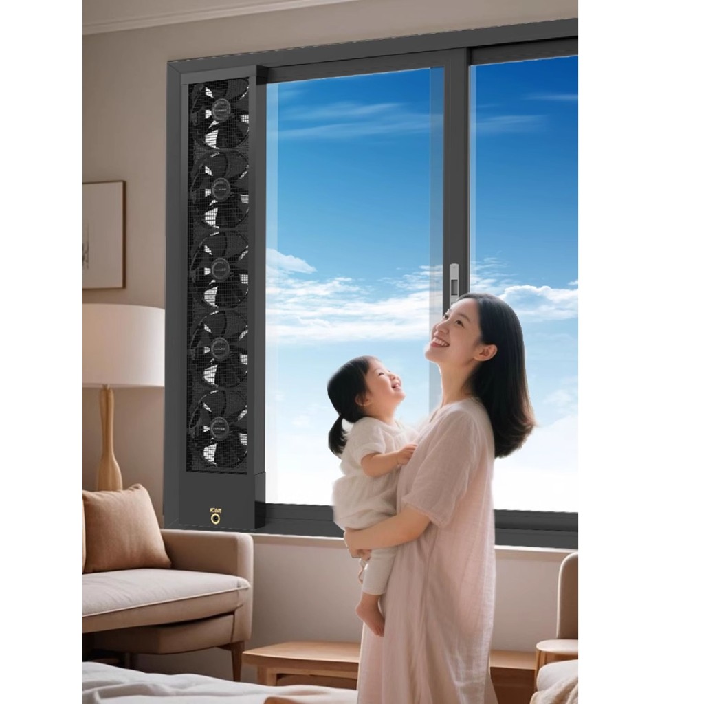Window Exhaust Fan | No Drilling/Installation | Powerful Quiet, 2800RPM ...