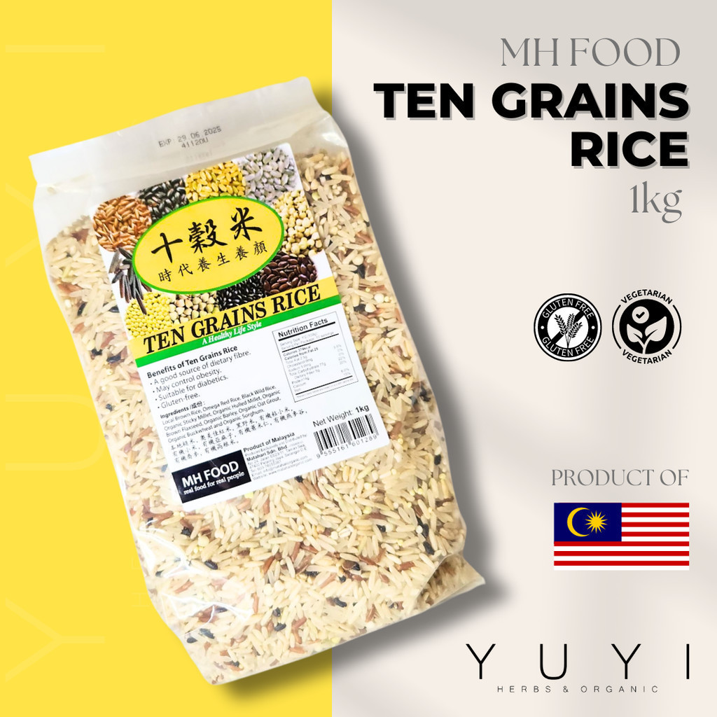 【MH Food】十谷米 Ten Grains Rice - 1kg | Shopee Singapore