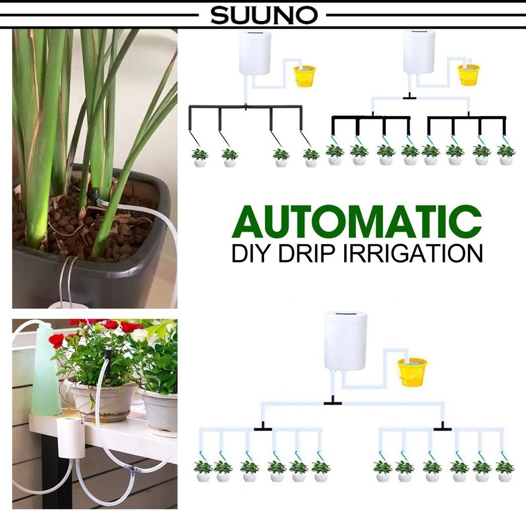 Automatic DIY Drip Irrigation System Plant Timer Self Watering Smart ...