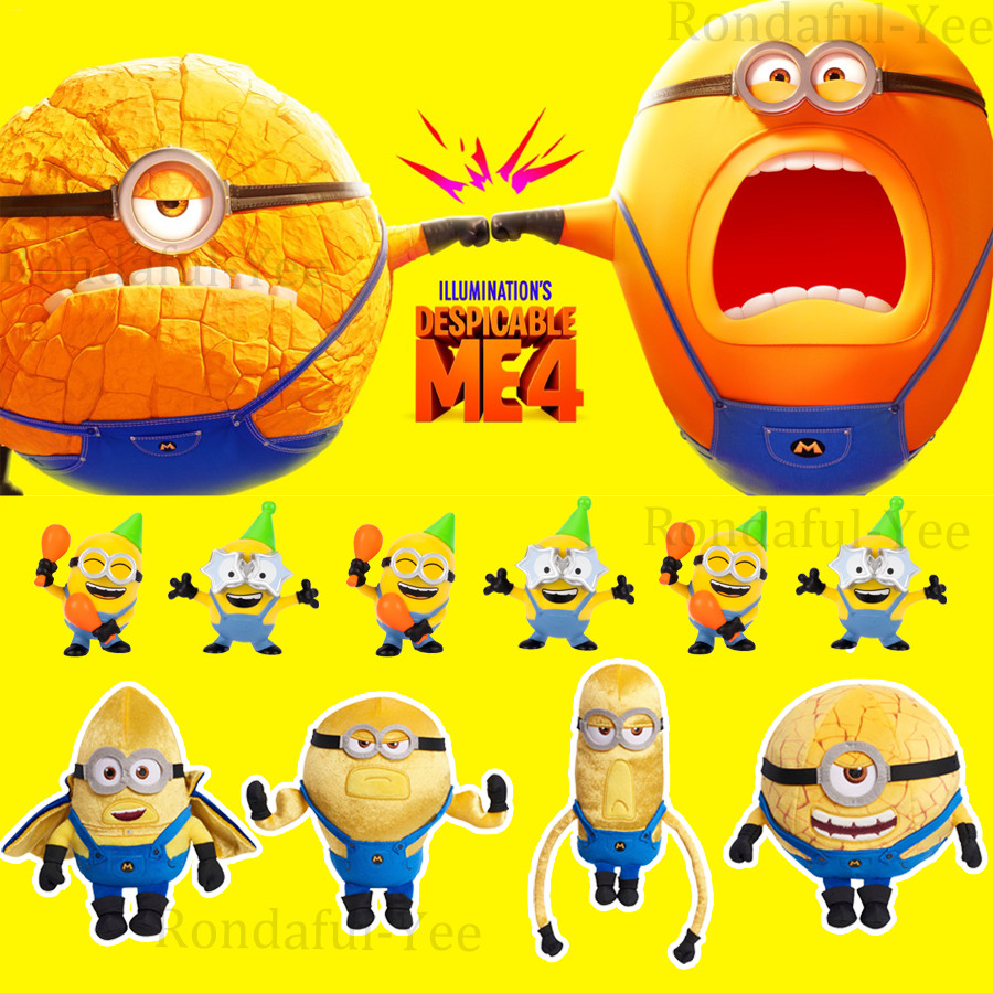 The Movie Despicable Me 4 Peripherals Plush Dolls Cartoon Minions Plush ...