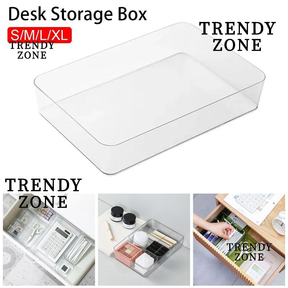TRENDYZONE 1Pcs Desk Storage Organizer, Drawer Table Rectangular Makeup