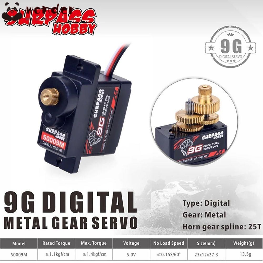 WONDER 9g Digital Servo Helicopter Aircraft Car Model Mini Remote ...
