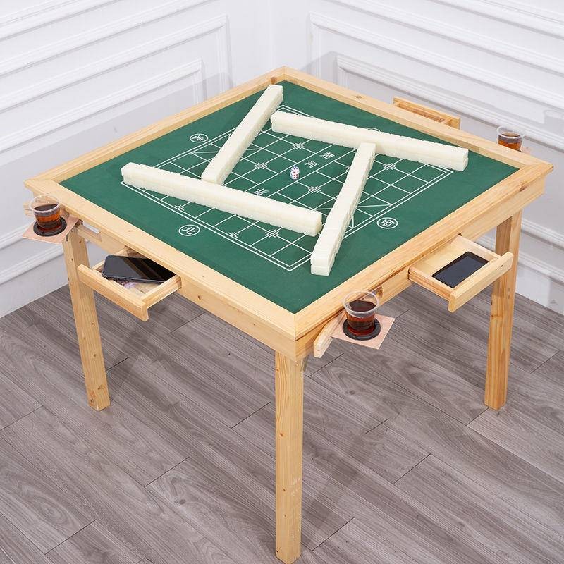 Domino Table Foldable Mahjong Table 4-Player Game Table