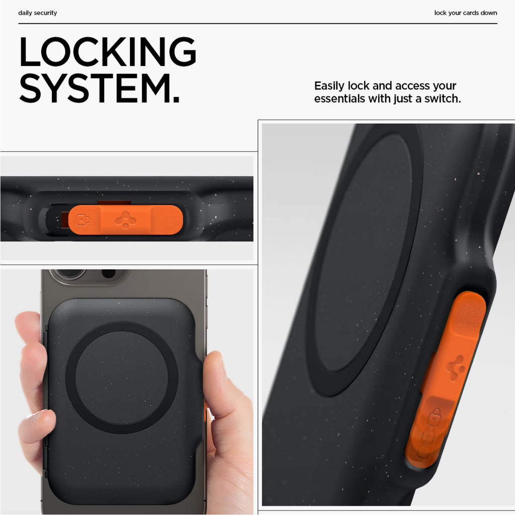 SPIGEN Dompet Kartu Card Holder MagSafe Tintap Magnetic Wallet for iPhone 17 16 15 14 13 12 Pro Max Plus Air - Gambar 2
