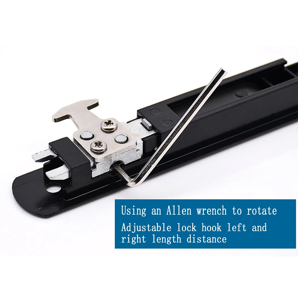 [MR] zinc alloy 90 Single Side Hook Lock Glass Balcony Sliding Door ...