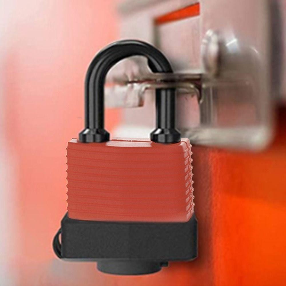 Anti-Rust Laminated Padlock Heavy Duty Covered Outdoor Waterproof ...
