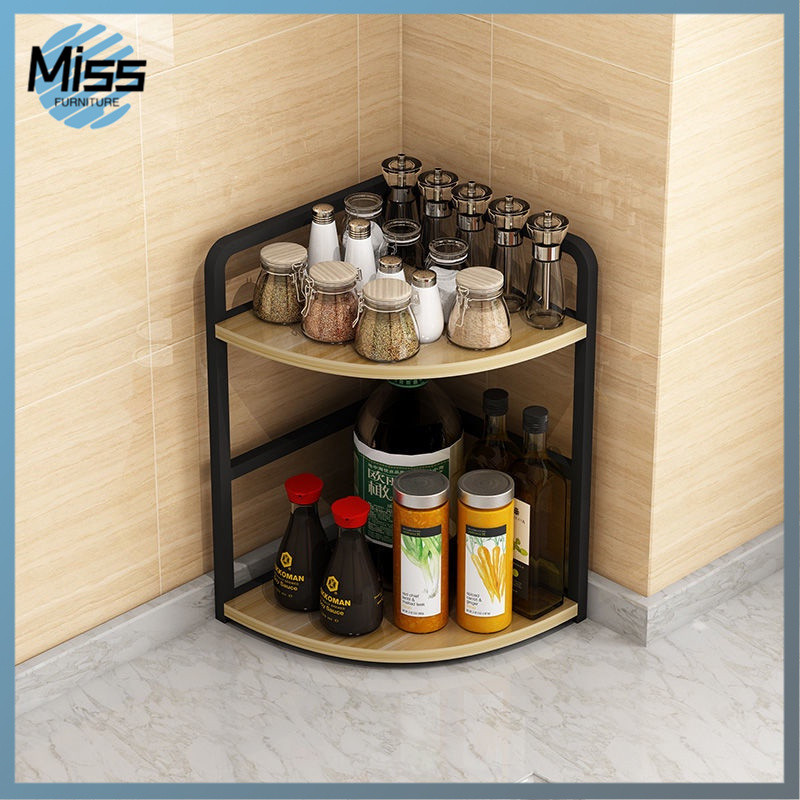 Shelves Corner Shelves Spice Rack Kitchen Supplies Daquan Countertop ...