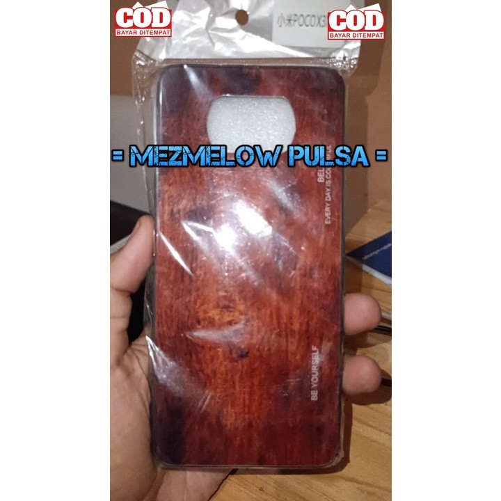 Hard Case Casing Wood Grain Glass Motif Kayu Caseng XIAOMI POCO X3 NFC / POCO X3 PRO / NOTE 8 PRO / REDMI NOTE 8 BIASA / NOTE 9 PRO - Gambar 4