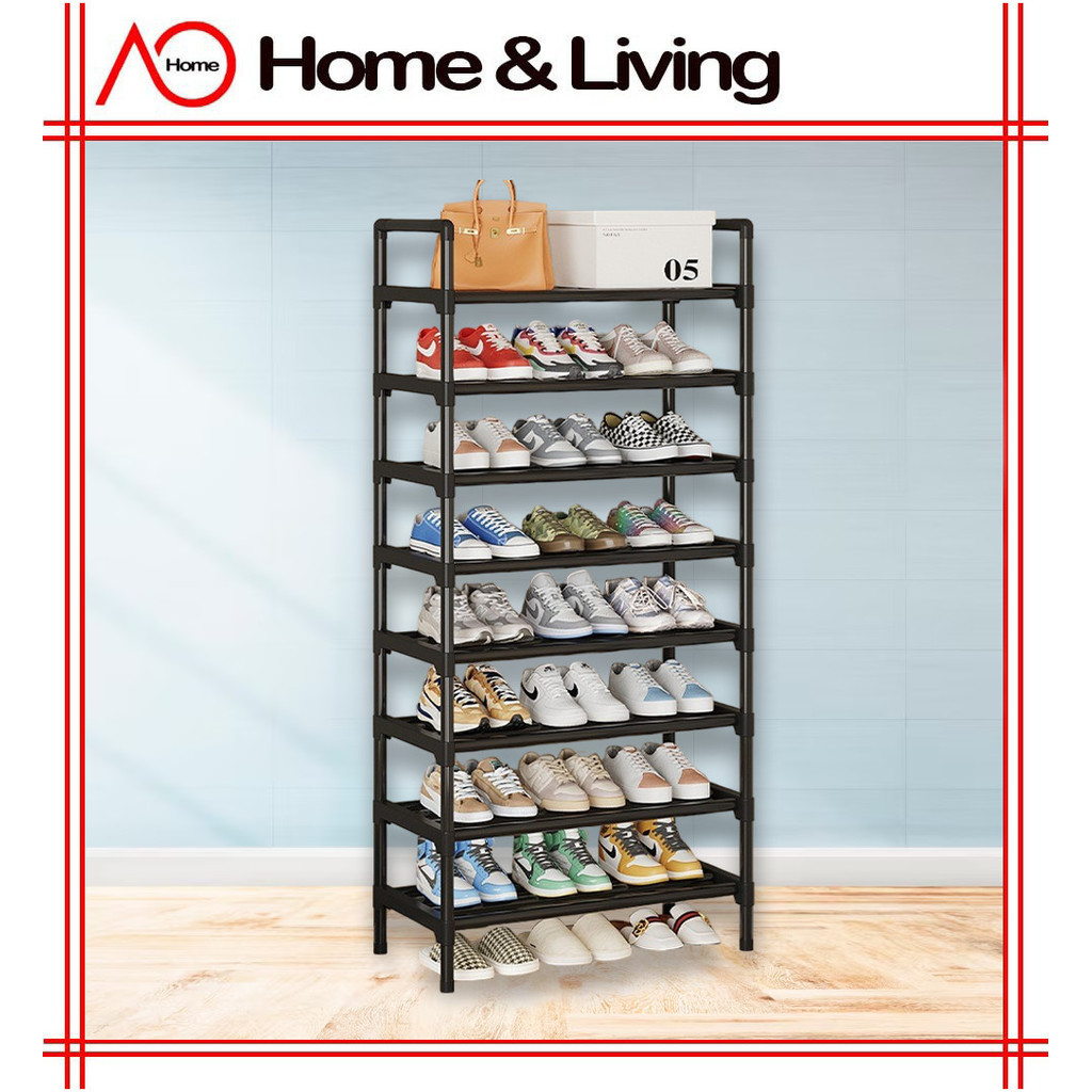 AO Home Simple Shoe Rack Dormitory Door Metal Shoe Rack Multi-Layer ...