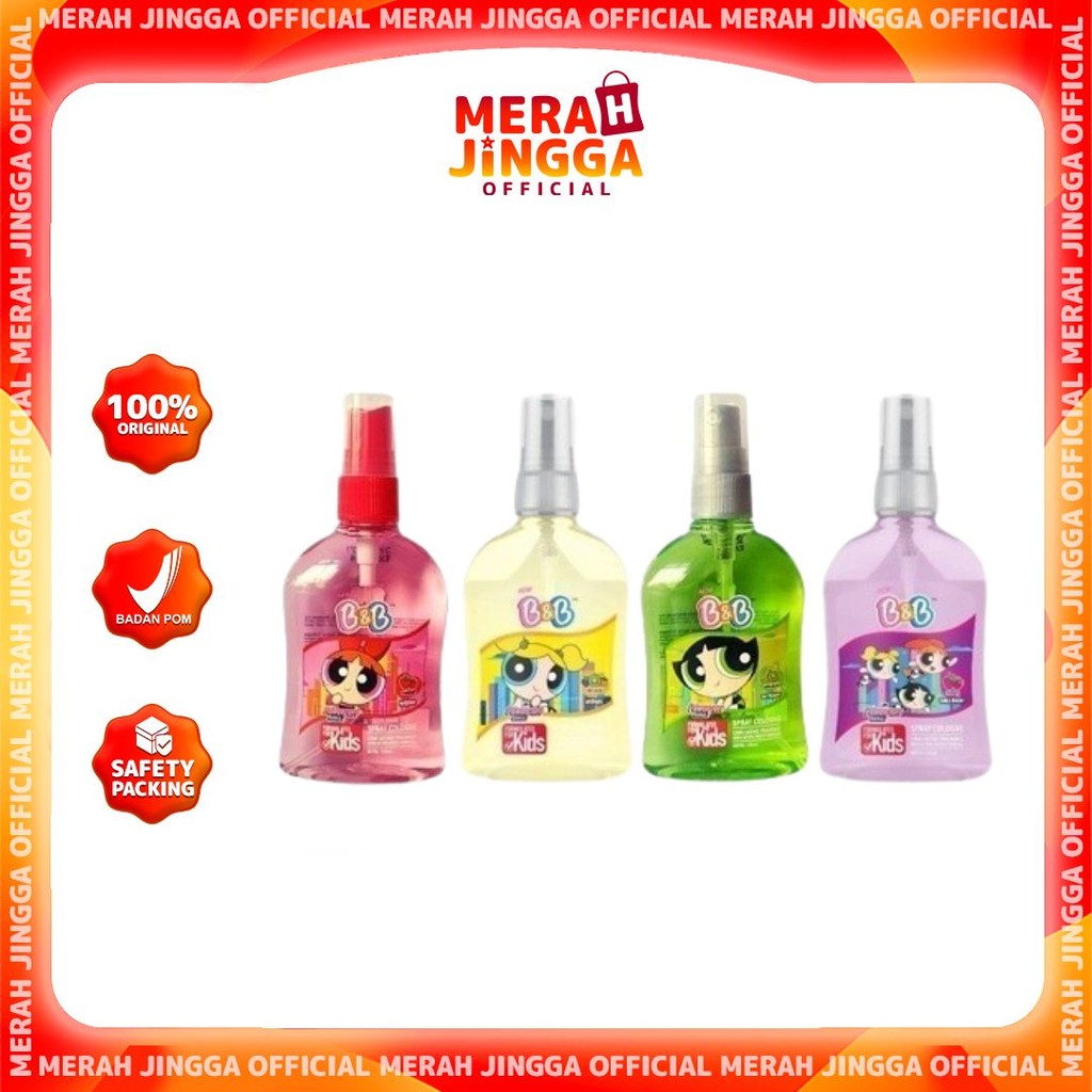 B&B Kids Spray Cologne - Parfume Anak BnB / Merah Jingga Official