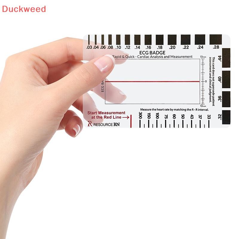 Duckweed Ecg 7 Step Ruler 7 Step Scale For Ecg Observation Portable ...