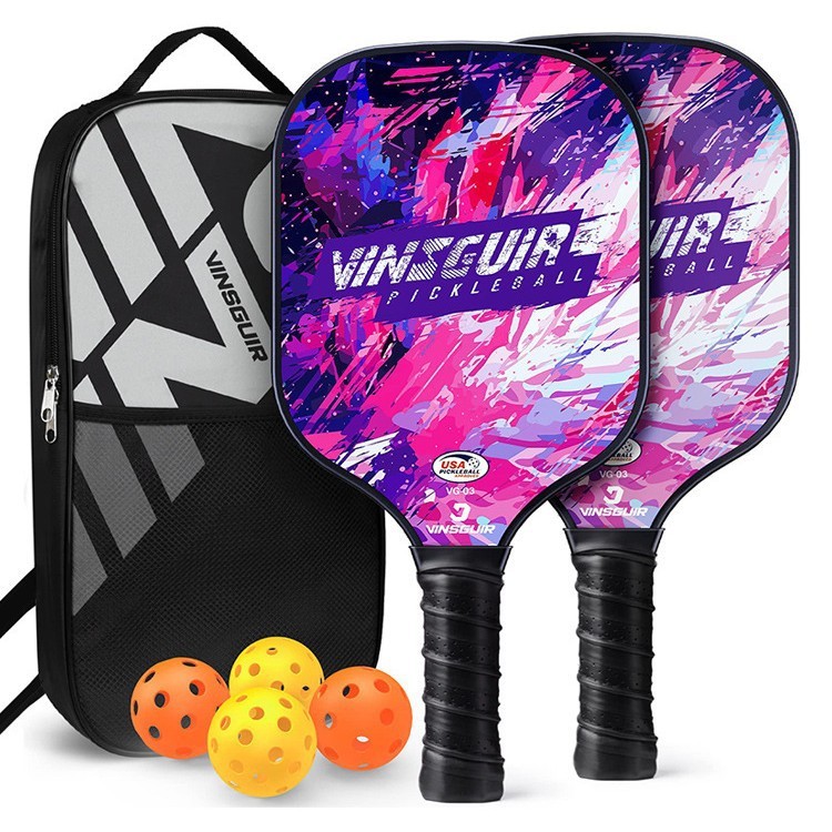 Pickleball Racket Fiberglass Youth Pickleball Racket Complete Set ...