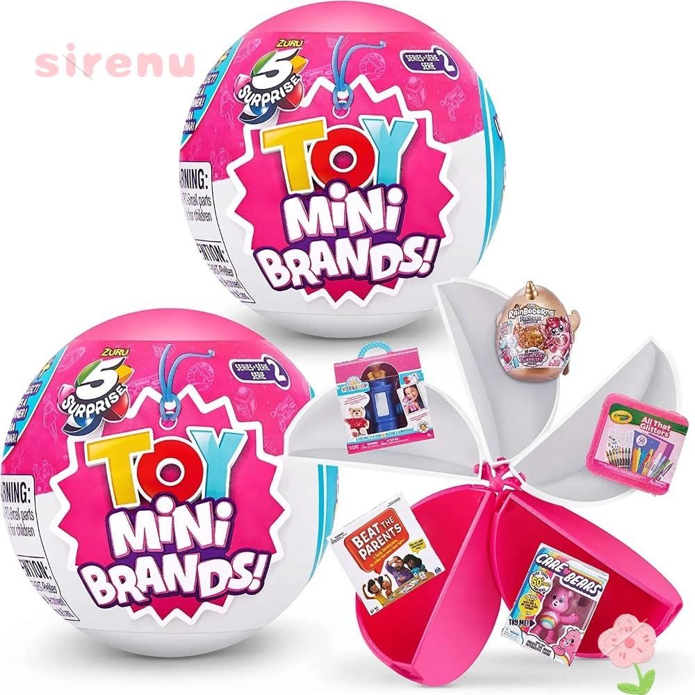 SIRENU Mystery Capsule ZU RU Series 2 Miniature Brands Box Mini Brands Miniature Toy Blind Boxes Kids Shopee Singapore