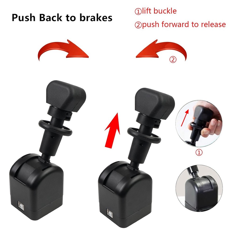 For Logitech G27 G29 G923 Thrustmaster T300 PC USB Handbrake For 