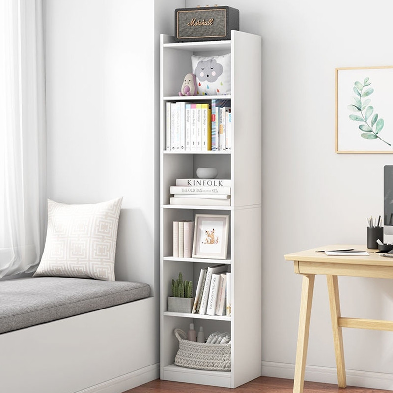 6 Tier Wall bookshelf Storage Rack Bedroom Storage cabinet Bookcase ...