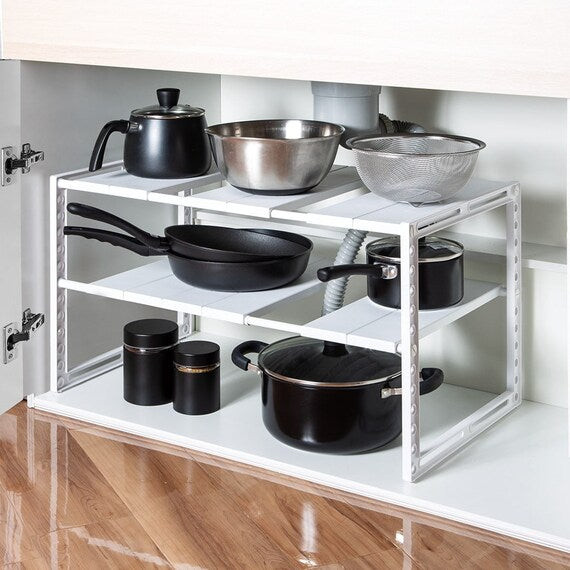 NITORI Undersink Extendable & Arrangeable Rack | Shopee Singapore
