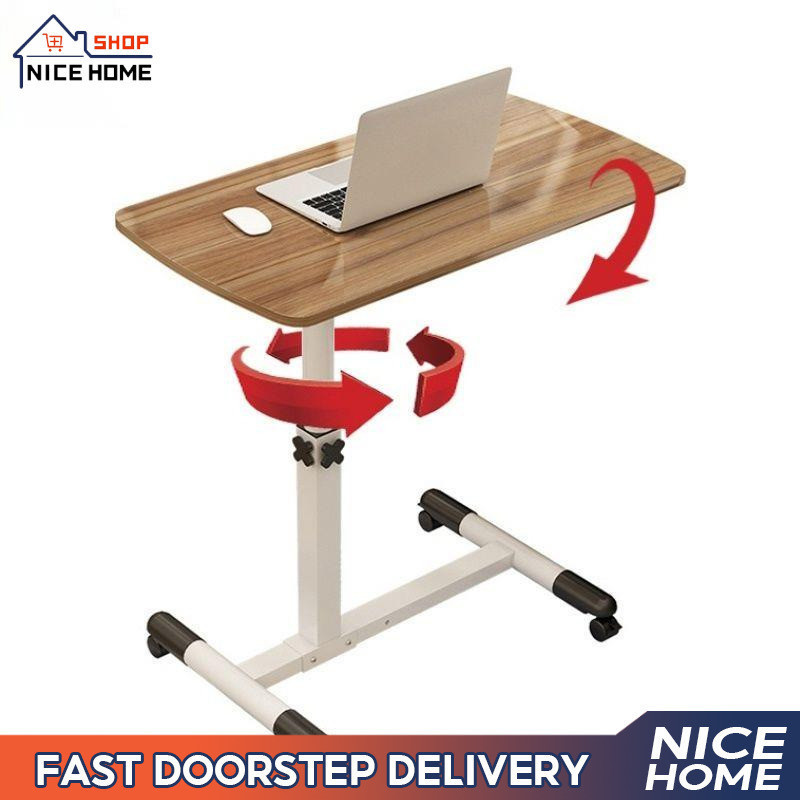 Foldable Table Movable Lifting Rotating Table Computer Table With ...