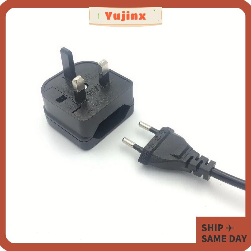 YUJINX EU to UK Power Socket, Portable 2 Pin to 3 Pin Travel Plug ...