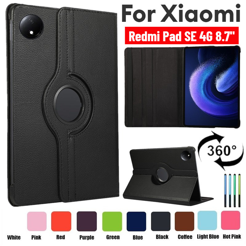 For Xiaomi Redmi Pad SE 4G 8.7 inch 2024 360 Rotate Case Cover