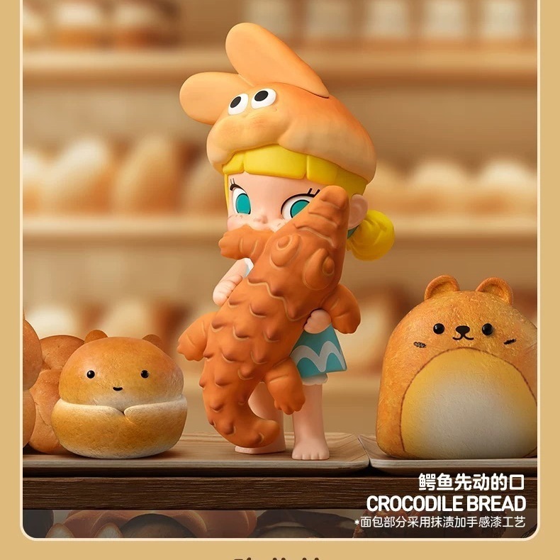 Official original POPMART MOLLY BAKING TIME Bread Head