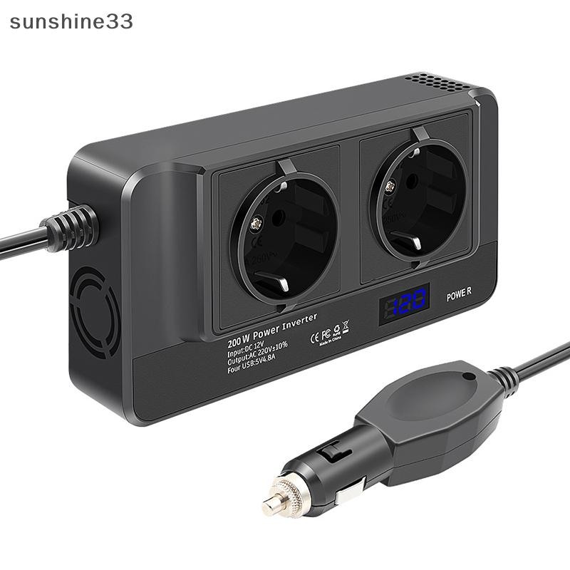 SY Multi Functional Car Inverter 12v To 220v Inverter Power Converter ...