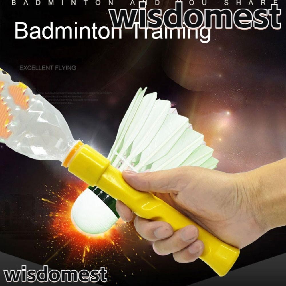 WISDOMEST Badminton Racket Training Practise Grip Correction Power ...