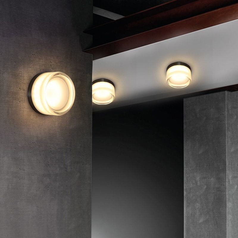 Nordic Wall Light Modern Acrylic Round LED Lights Simple Bedroom