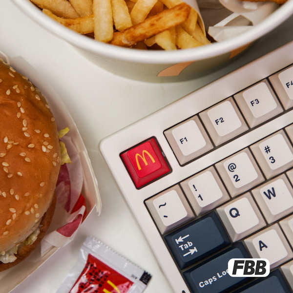 FBB [Mai Men Forever] McDonald's Personality Keycap PBT Thermal ...