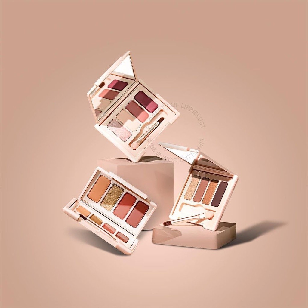 Wardah Colorfit Quad Eye Palette - Eyeshadow 4 in 1 / Merah Jingga Official - Gambar 2