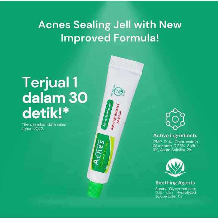 Acnes Sealing Jell 9gr & 18gr / Obat Jerawat / Gel Jerawat / Merah Jingga Official - Gambar 4